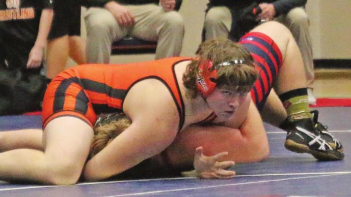 Cambridge’s Julien Grindle took the title at 220 pounds.