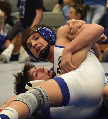 Arapahoe’s Briggs Hill will take his unbeaten record into Saturday’s RPAC Wrestling Tournament at Bertrand.