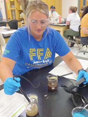 Rhiley Fiene, Ag Educator attends CASE Conference and Develops Soybean Curriculum for classroom