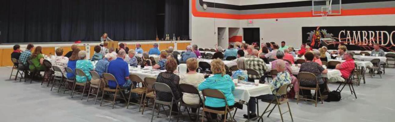 With over 60 in attendance