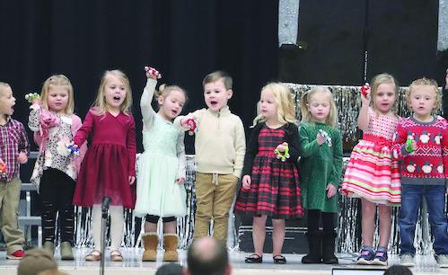 Cambridge morning Preschool class performs at last week’s Christmas Concert