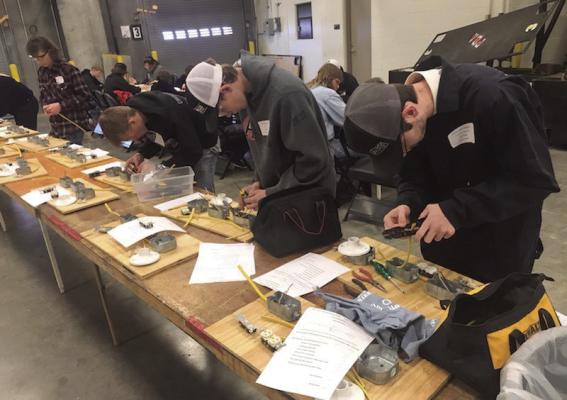 Fourteen NCTA students traveled to Lincoln on April 2 to conduct the Nebraska state FFA Ag Mechanics Career Development Event (CDE).