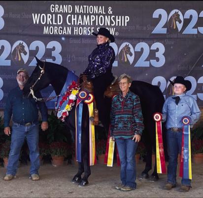 Moorefield family captures World Championship at Morgan Horse Show