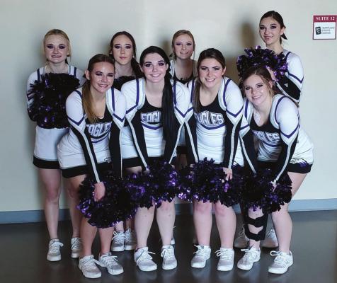 The Southern Valley cheer squad