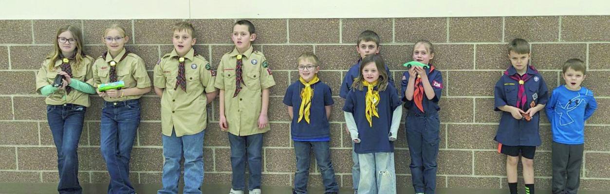 Scouts hold Pinewood Derby