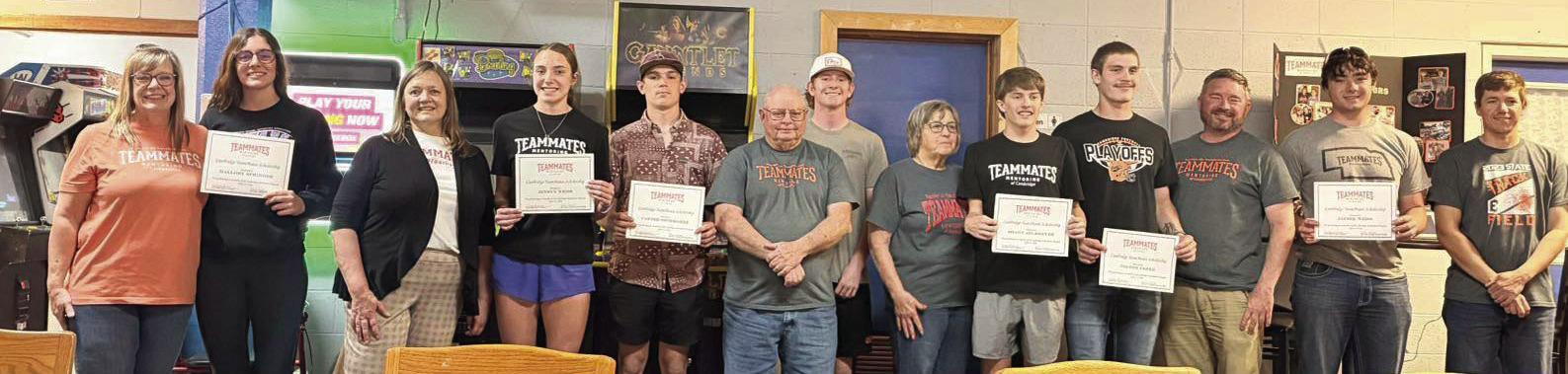 Cambridge TeamMates celebrate end of year and recognize 10 seniors