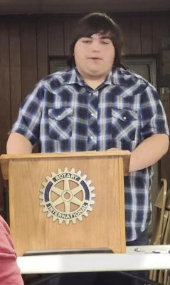 Congratulations to Braden Wilson for receiving the Rotary Club Student of the Quarter for Southwest. He had the opportunity to talk about himself and his passions at the rotary meeting recently. Way to go Braden!!