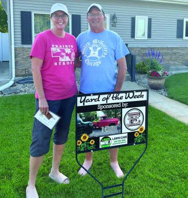 Congratulations to this week’s Yard of the Week - Kevin and Brenda Mahlberg! Your yard looks fantastic.