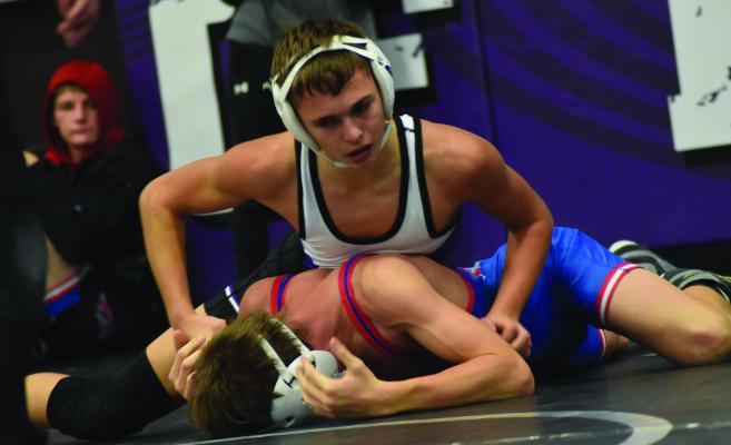Southern Valley’s Chase Hamilton won his first match Friday at the Southern Valley Invite.