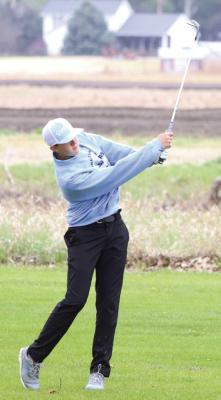 Southwest’s Dylan Cornwell hits an approach.