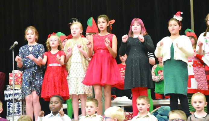 Elementary Christmas program held at Arapahoe last Tuesday December 13