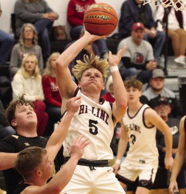 Hi-Line boys split first two games