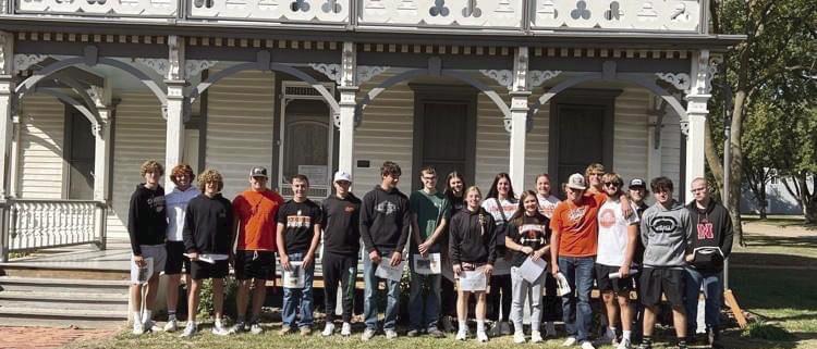 Cambridge Jr. Class travels to Red Cloud for 150 years event