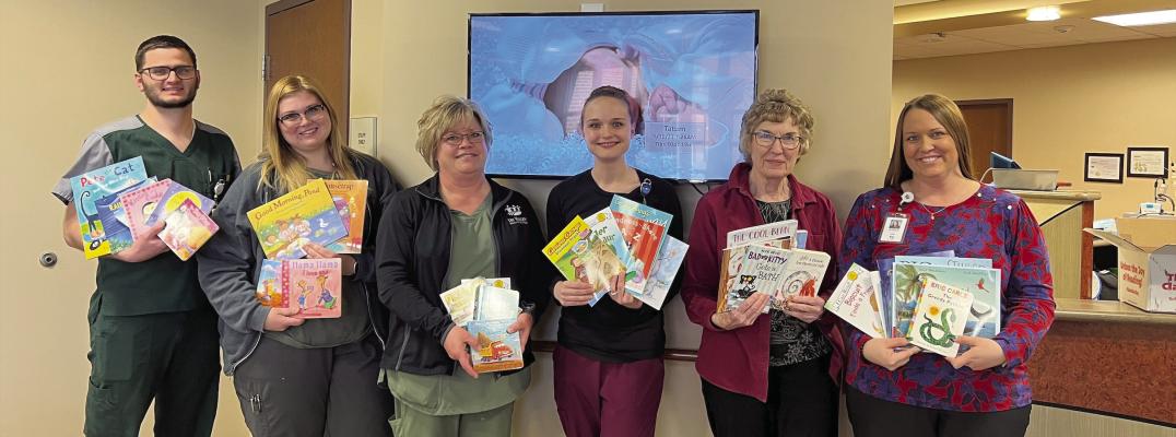 Children’s books donated to area hospitals