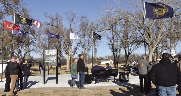 Holbrook Veterans Memorial Flag Raising
