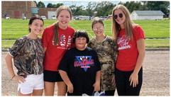 Pictured above: Kamree Elsten, Stella Heapy, Madison Wiiest, Alaina Eberle, and Remington Stout