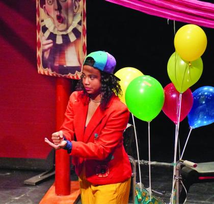 Eustis-Farnam performed “Everyman in the Circus of Life” by Travis Tyre and finished Runner- Up in the East portion of the RPAC Play Production competition last week in Holdrege. Acting awards went to Whitney Page, Kyson Dean, Maddie Tryon, Christian Maurer, Gage Rupp, and Haley Morain. Photos from other schools competing can be found on Page B3.