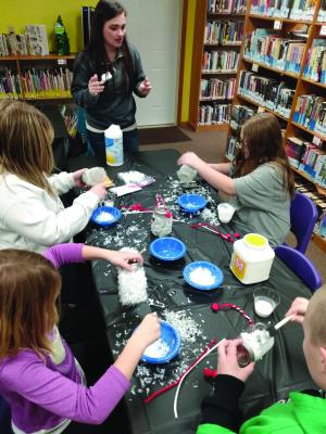 Snowman Workshop held at Beaver City Public Library