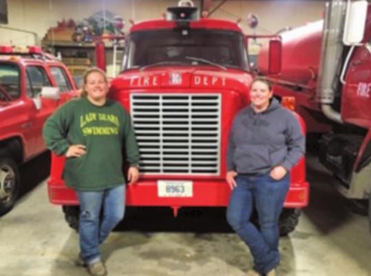 Rebecca McClain and Meghan Soderlund make history in Beaver City as the first women to join the Beaver City Volunteer Fire Department.