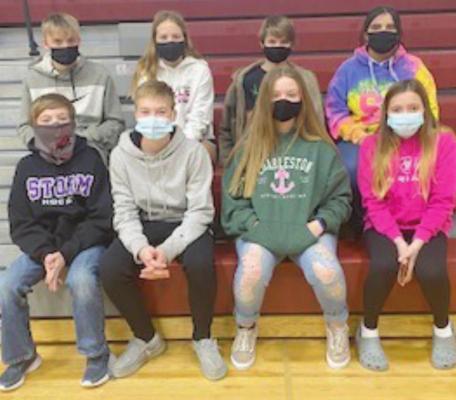 Elwood Junior High School Students on the First Semester Merit Honor Roll and Honor Roll