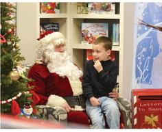 Santa visited Oxford on Sunday