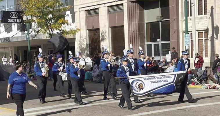 Local bands march in Harvest of Harmony