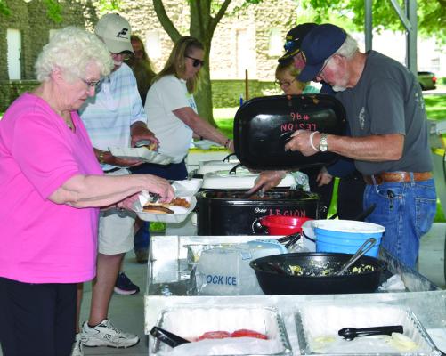 American Legion servies lunch