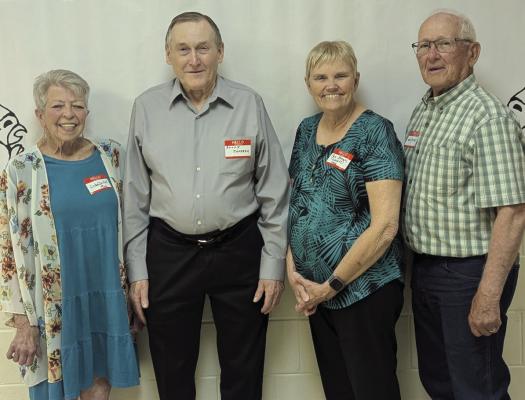 Oxford Class of 1996 (Left to right) Linda Banwell Gillett , Arthur “Rocky” Johnsen, Pamela Schmidt Brown, Dale Fletcher