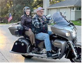 Elaine Cline celebrated her 103rd birthday on September 26th. She has been celebrating each day since, but a special birthday gift was a motorcycle ride to Church. Rob Clark, a church member, picked her up and delivered her in style. She enjoys each and every day, thankful for all the friends and family that have enriched her life and continue to do so.