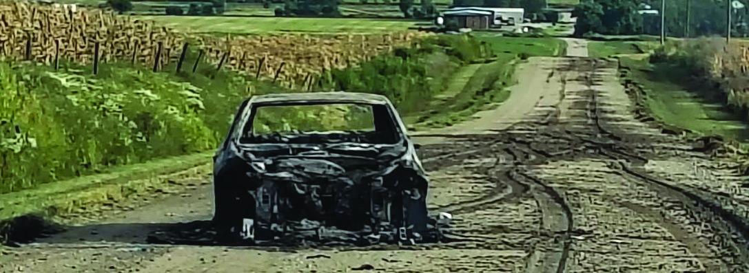 Burned car south of Wilsonville remains a mystery