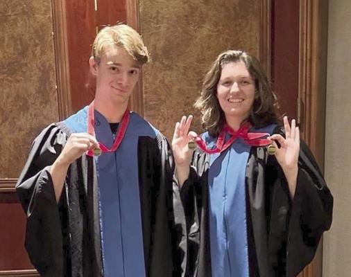 Arapahoe-Holbrook High School students Lael Rathbun and Kristin Holcomb were selected through audition for the Nebraska All State Choir held in Lincoln November 20 - 22. They attended clinic and rehearsal then performed at the Lied Center on Friday, November 22.