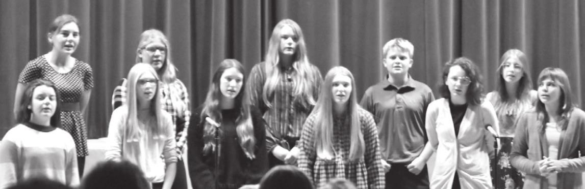 The seventh grade choir