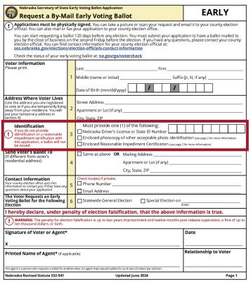 Early voting applications open for general election