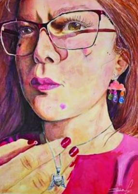 Cambridge’s Irmina Cramer was selected as Best in Show for “Self Portrait at 16” at the Republican Plains Activities Conference Art Show. Cramer was the medal winner for Cambridge as each school in the league was recognized with a medal winner and three honorable mention honorees. The artwork of the medal winners and honorable mention recipients can be found on Pages 10 and 11.