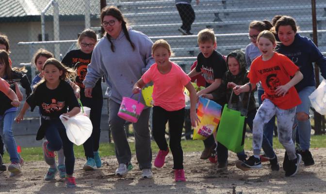 Ready, set...go! Over a hundred enjoy Cambridge Easter Egg Hunt