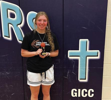 Aspen Webb was named the Knights of Columbus State Freethrow championship runner-up. Local - 12/15 District - 20/25 Regional - 17/25 State - 21/25