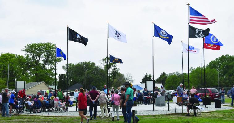 Holbrook hosts dedication for Veterans Memorial