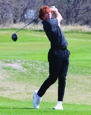 Cambridge’s Micah Gerlach finished runner-up at the Trojans’ Invite Tuesday, shooting an 82.