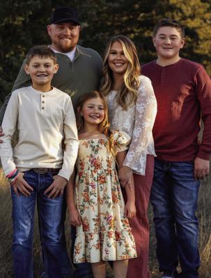 Callie Weaver, pictured with her parents, Andrew &amp; Renae, and brothers Connor and Carter.