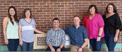 The Arapahoe Class of 2008 enjoyed their 15th reunion at the Arapahoe Alumni Banquet on Saturday. (L-R) Erika (Dawson) McCracken, Ashley (Moore) Leising, Adam Snyder, Jordan Spaulding, Morgan Breinig and Jessica Stagemeyer.