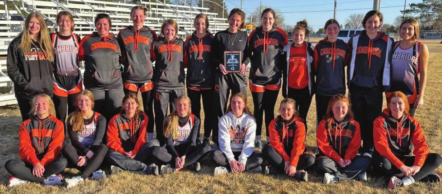 Cambridge girls take title as local track teams open season