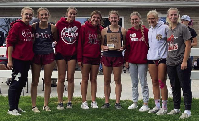 The Hi-Line girls cross country team captured its second-consecutive Fort Kearny Conference Title.