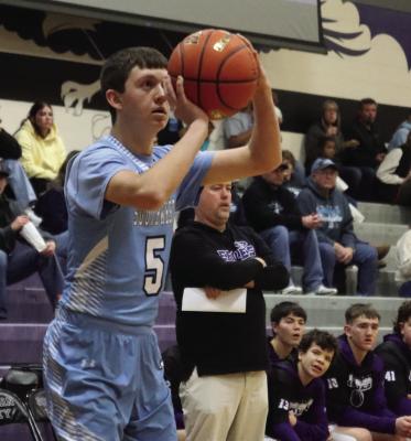 Southwest’s Dylan Cornwell fires a corner three.