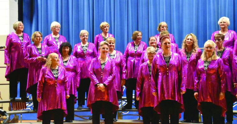 The Sweet Adelines concert “Music