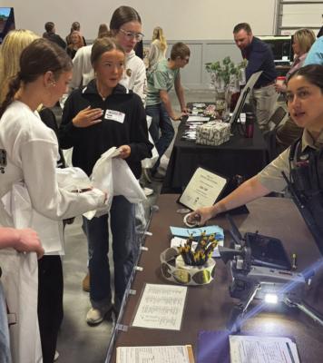Eustis Farnam students attend career fair
