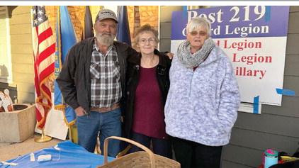 Post 219 Oxford Legion, Sons of the Legion and Lady’s Auxillary helped start the celebration of the 250th birthday of America by handing out red, white and blue candy at Halloween.