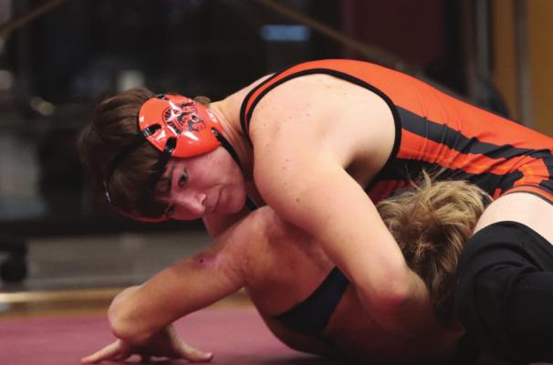 Cambridge’s Julien Grinde earns back points on his way to a first-place finish Friday at Elwood.