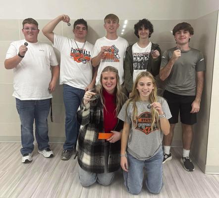 The Cambridge High School quiz bowl team took second place at the meet at Arapahoe on Monday, November 11, 2024