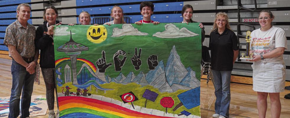 Cambridge team takes third place at MCC’s Paint In and Art Show competition