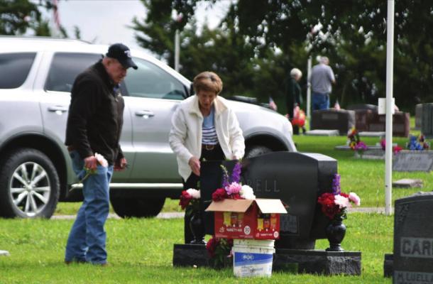 Memorial Day at Elwood Cemetery